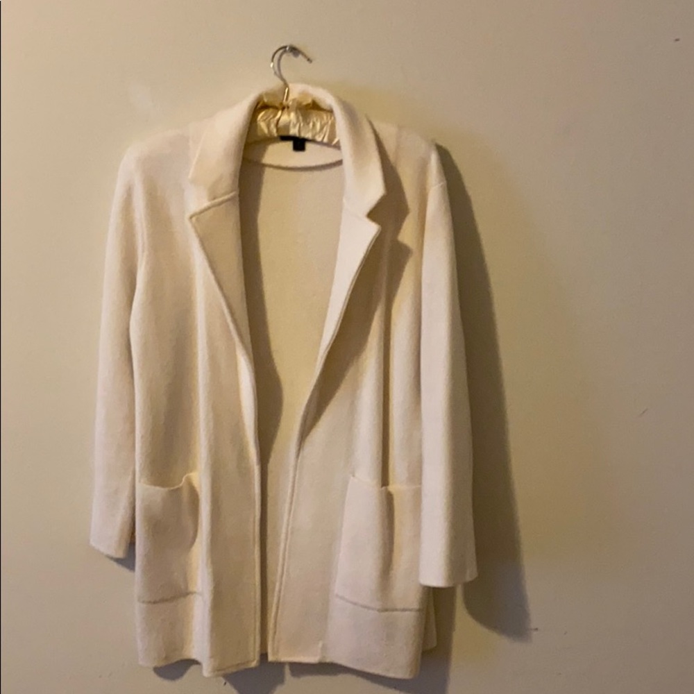 J Crew Cream cardigan